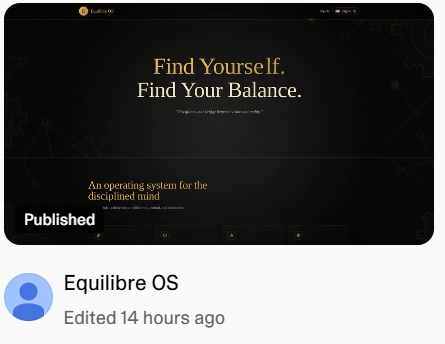 Equilibre OS